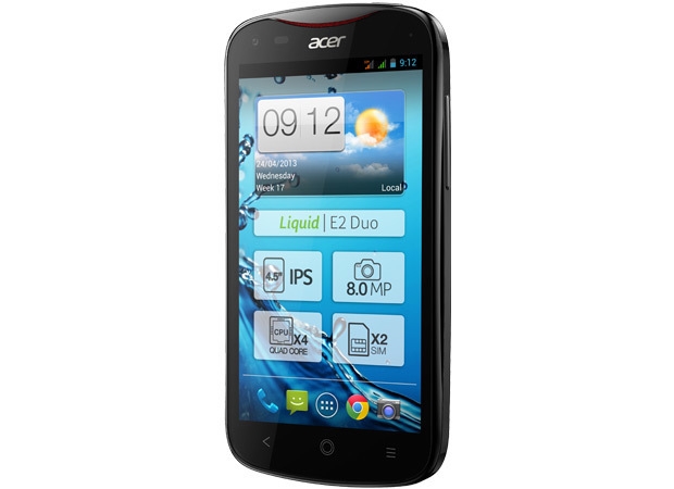 Acer Liquid E2 Quad Core Smartphone announced