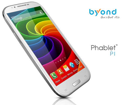 Byond Phablet PI Single Core phablet launched