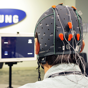 Samsung Human Brain Controlled tablet under work